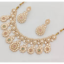 Rajwadi Collection Premium Polki Kundan Stone Necklace Set
