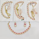 Rajwadi Collection Royal Polki Kundan Stone Designer Necklace Set