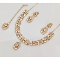 Rajwadi Collection Royal Polki Kundan Stone Designer Necklace Set