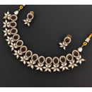 Rajwadi Collection Urbania Pota Stone And Crystal Necklace Set