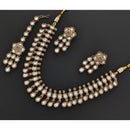 Rajwadi Collection Eternia Polki Kundan And Crystal Necklace Set