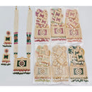 Rajwadi Collection Regal Pearl And Pota Stone And Crystals Long Necklace Set With Flower Motifs