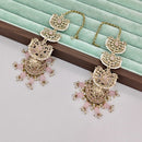 Rajwadi Collection Luxury Crystal Stone Pearl And Beads Jhumki Earrings