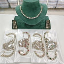 Rajwadi Collection Regal Polki Kundan Stone Festive Necklace Set
