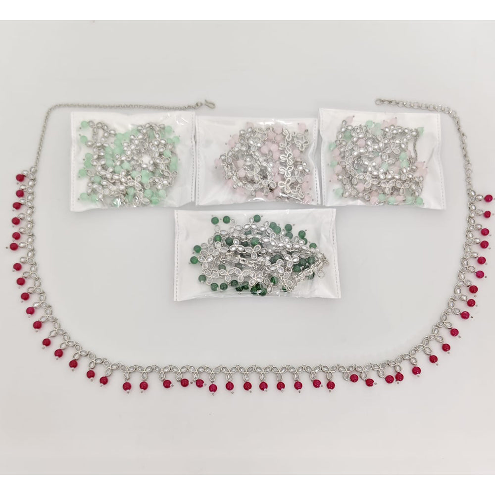 Rajwadi Collection Royal Crystal Stone And Beads Traditional Kamarband