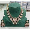 Rajwadi Collection Heritage Polki Kundan Stone Necklace Set  