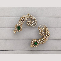 Rajwadi Collection Glamorous American Diamond (Left & Right) Ear Cuff Earrings