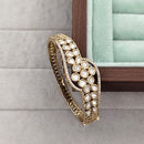 Rajwadi Collection Designer Polki Kundan Stone Kada Bracelet