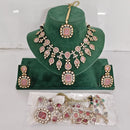 Rajwadi Collection Heritage Polki Kundan Stone Necklace Set