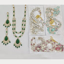Rajwadi Collection Heritage Polki Kundan Stone Necklace Set