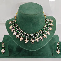 Rajwadi Collection Heritage Polki Kundan Stone Necklace Set