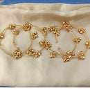 Rajwadi Collection Ethnic Ghungroo Kashmiri Bangles Set