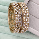 Rajwadi Collection Heritage Pota Stone Bangles Set