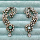 Rajwadi Collection Glamorous American Diamond (Left & Right) Ear Cuff Earrings