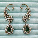 Rajwadi Collection Glamorous American Diamond (Left & Right) Ear Cuff Earrings