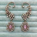 Rajwadi Collection Glamorous American Diamond (Left & Right) Ear Cuff Earrings