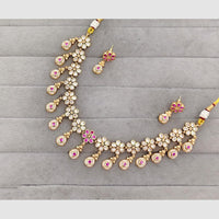 Rajwadi Collection Glam Crystal Stone Designer Necklace Set