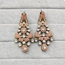 Rajwadi Collection Royal Crystal Stone Designer Dangler Earrings