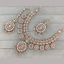 Rajwadi Collection Heritage Crystal Stone And Austrian Stone Necklace Set