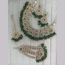 Rajwadi Collection Crystal Stone And Pearl Designer Necklace Set for Women