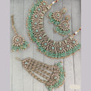 Rajwadi Collection Crystal Stone And Pearl Designer Necklace Set for Women
