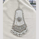 Rajwadi Collection Designer Crystal Stone And Pearl Bridal Passa for Women