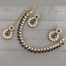 Rajwadi Collection Premium Pota Stone Necklace Set