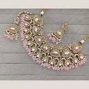 Rajwadi Collection Designer Pota Stone And Austrian Stone Beads Necklace Set