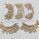Rajwadi Collection Designed Pota Stone With Pearl Classic Guttapusalu-Style Kanchain