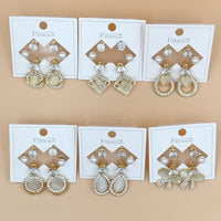 MD Art Dangler Earrings (Mix Design)