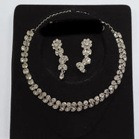 Sanjana Jewels Silver Plated Austrian Stone Necklace Set