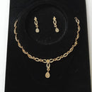 Sanjana Jewels Gold Plated Austrian Stone Necklace Set