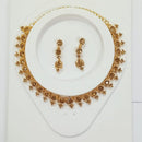 Sanjana Jewels Gold Plated Austrian Stone Necklace Set