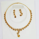 Sanjana Jewels Gold Plated Austrian Stone Necklace Set