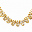 Urthn Gold Plated Elegant Austrian Stone Necklace set(Pack of 3)