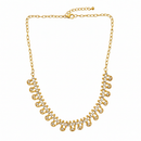 Urthn Gold Plated Elegant Austrian Stone Necklace set(Pack of 3)