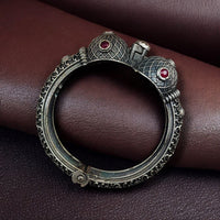 Maharani Jewels Oxidised Plated Openable Bangle