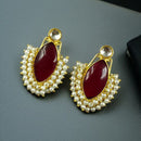 Maharani Jewels Gold Plated Pearls Dangler Earrings