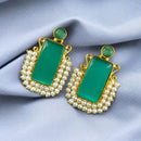 Maharani Jewels Gold Plated Pearls Dangler Earrings