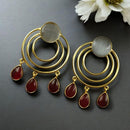 Maharani Jewels Gold Plated Dangler Earrings