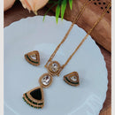 Maharani Jewels Golden Hour Glam Austrin Stone Long Necklace Set