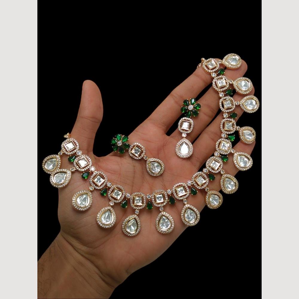 Maharani Jewels  Bold in Bling Crystal And Austrain Stone Necklace Set 