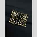 Maharani Jewels Heritage Meenakari Accents Beaded Dangler Earrings