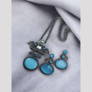Maharani Jewels  Royal Noir Elegance Long Necklace Set