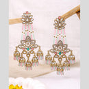 Maharani Classic Radiance Kundan And Pearl Jhumki Earrings Perfect for Festive Wear