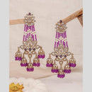 Maharani Classic Radiance Kundan And Pearl Jhumki Earrings Perfect for Festive Wear