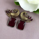Maharani Regal Shine Pota Stone Dangler Earrings