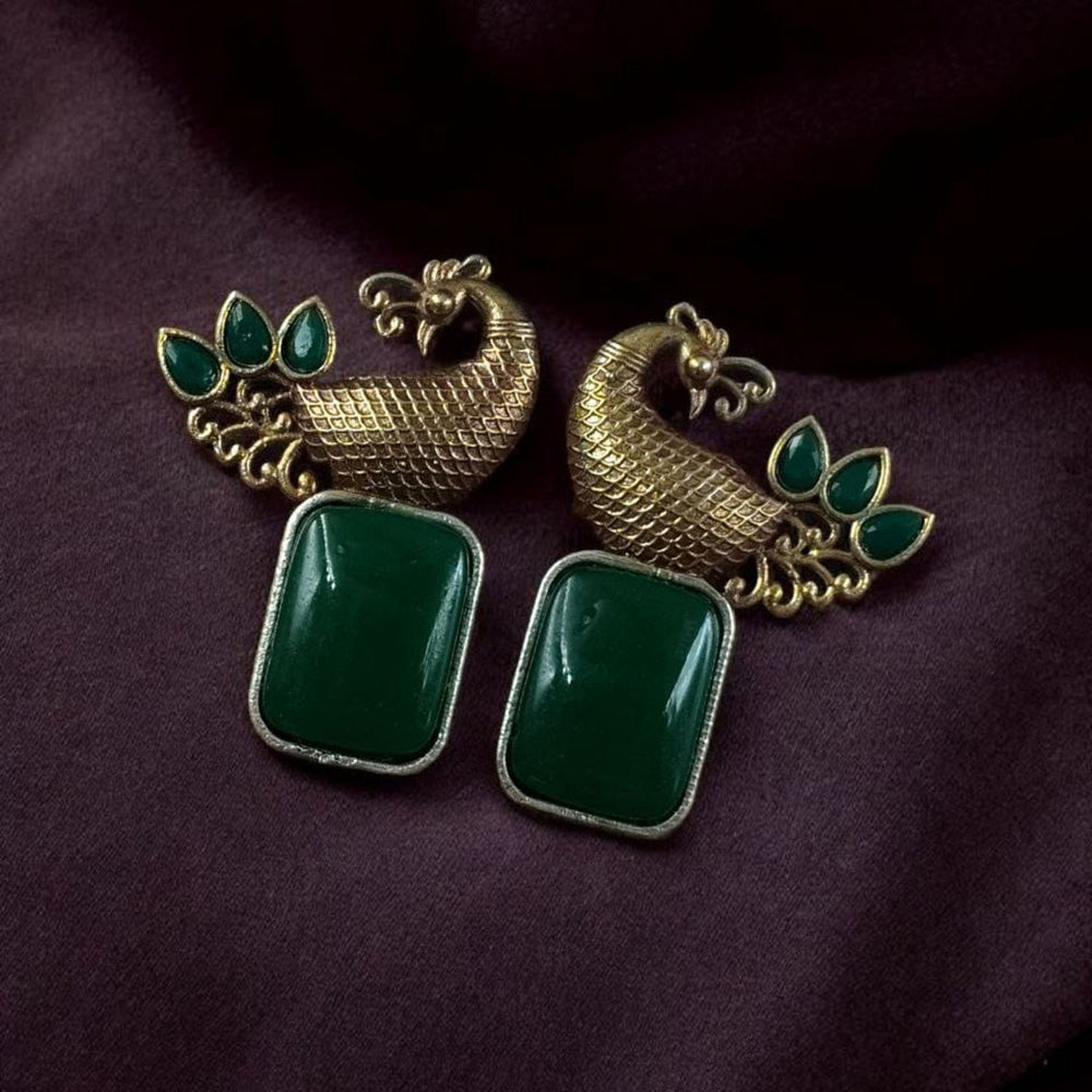Maharani Regal Shine Pota Stone Dangler Earrings
