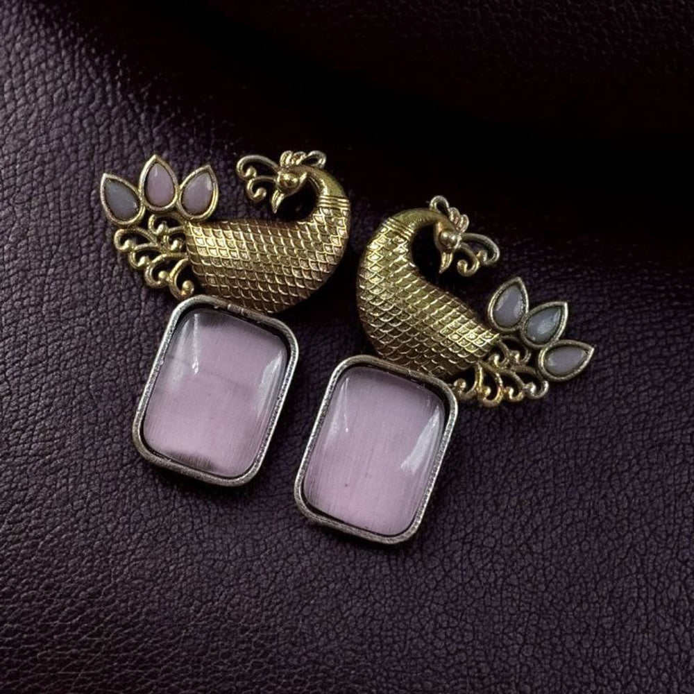 Maharani Regal Shine Pota Stone Dangler Earrings