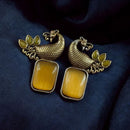 Maharani Regal Shine Pota Stone Dangler Earrings